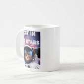 Verlorener Astronaut Katzenbecher Kaffeetasse (Vorderseite Links)