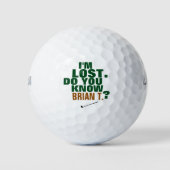 verlorener Golfball (Vorderseite)