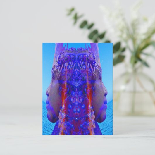 Verlorener Horizont Postkarte (Stehend Vorderseite)