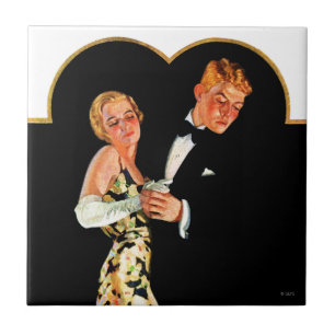 Verlorener Hosenträger Fliese