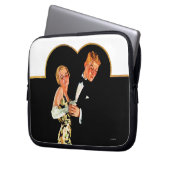 Verlorener Hosenträger Laptopschutzhülle (Vorderseite Links)