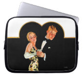 Verlorener Hosenträger Laptopschutzhülle (Vorderseite)