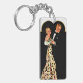 Verlorener Hosenträger Schlüsselanhänger (Vorderseite links)