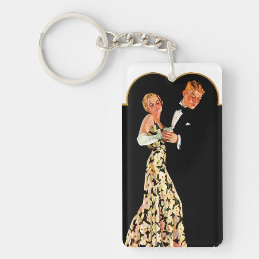 Verlorener Hosenträger Schlüsselanhänger (Vorderseite)