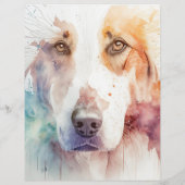 Verlorener Hund Grafikdesign Poster Flyer (Hinten)