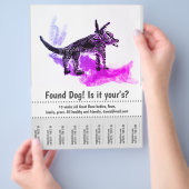Verlorener Hund Grafikdesign Poster Flyer (Hand)