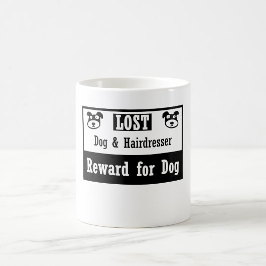 Verlorener Hundefriseur Kaffeetasse (Mittel)