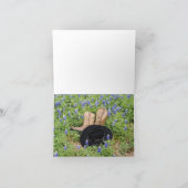 Verlorener Hut und Bluebonnets Karte (Innenseite)