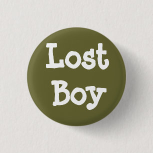 Verlorener Junge Button