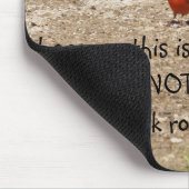 Verlorener Kardinal auf Weg Mousepad (Ecke)