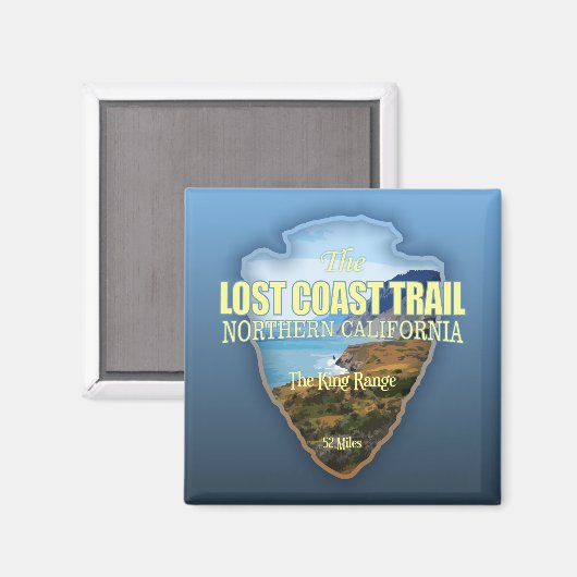 Verlorener Küstenweg (Pfeilspitzen) Magnet (Vorderseite/Rückseite)