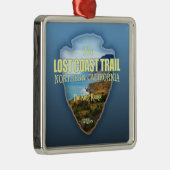 Verlorener Küstenweg (Pfeilspitzen) Ornament Aus Metall (Rechts)