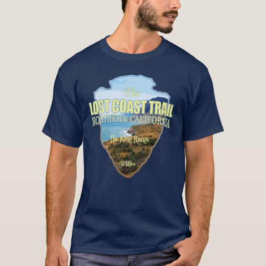 Verlorener Küstenweg (Pfeilspitzen) T-Shirt (Vorderseite)