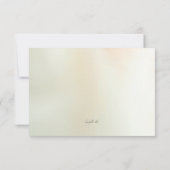 Verlorener Liebe-Trauerfall danken Ihnen zu Dankeskarte (Rückseite)