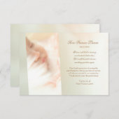 Verlorener Liebe-Trauerfall danken Ihnen zu Dankeskarte (Vorne/Hinten)