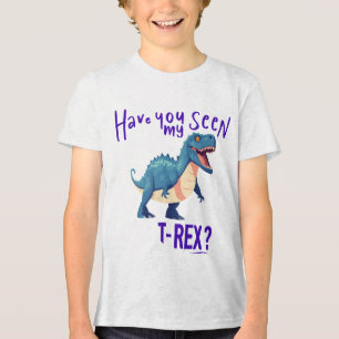 Verlorener T-Rex – Dino-Abenteuer-T-Shirt Tri-Blend Shirt