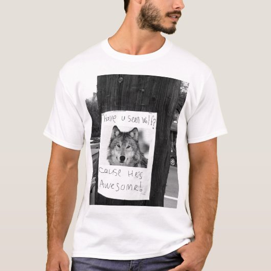 Verlorener Wolf T-Shirt (Vorderseite)