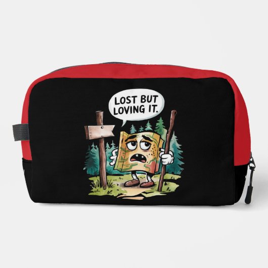 Verlorenes aber liebes Abenteuer Waschbeutel (Vorderseite)