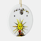 VERLORENES BUCH VON NOSTRADAMUS KERAMIK ORNAMENT (Rechts)