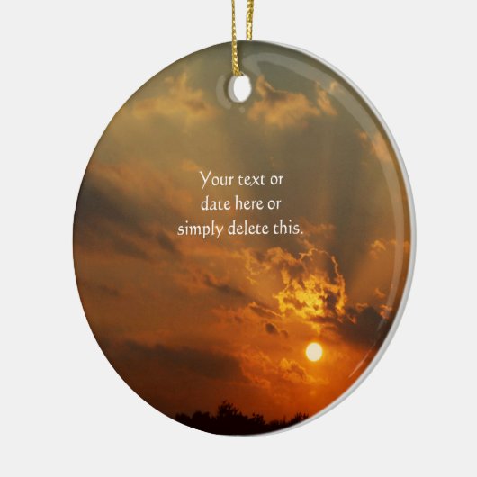 Verlorenes geliebt einer Verzierung Keramikornament (Links)