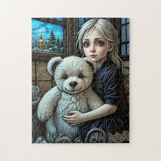 Verlorenes Mädchen Puzzle (Vertikal)