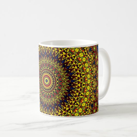 Verlorenes Mandala Kaffeetasse (VorderseiteRechts)