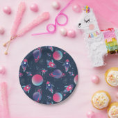 Verlorenes Party für Weltraumkinder Pappteller (Party)