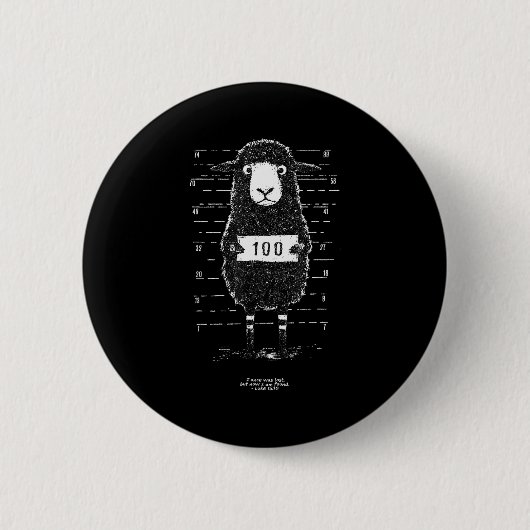 Verlorenes Schaf - Ich war verloren, aber jetzt bi Button (Vorderseite)