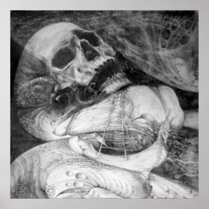 VERLORENES SCHIFF IM WÜSTE POSTER