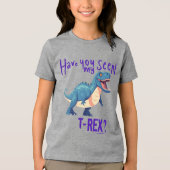 Verlorenes T-Rex - Dino Adventure T-Shirt Tri-Blend Shirt (Vorderseite)