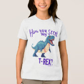 Verlorenes T-Rex - Dino Adventure T-Shirt Tri-Blend Shirt (Vorderseite)