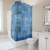 Verlorenes und gefundenes Muster Duschvorhang (Beispiel)