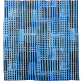 Verlorenes und gefundenes Muster Duschvorhang (Vorderseite)