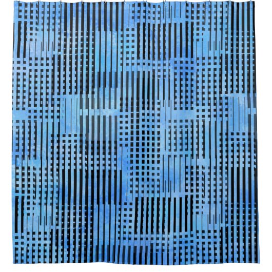 Verlorenes und gefundenes Muster Duschvorhang (Vorderseite)