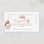 Verlosung Alberner Gänse Begleitkarte (Vorderseite)