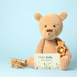 Verlosung für Blaue und grüne Wildblume Begleitkarte