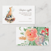 Verlosung für den Verein "Wasserfarbe" Begleitkarte (Vorne/Hinten)