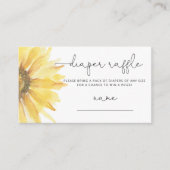 Verlosung für Sonnenblumen Begleitkarte (Vorderseite)