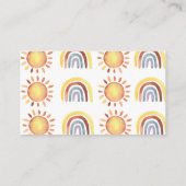 Verlosung für Sunshine-Babys Begleitkarte (Rückseite)