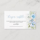 Verlosung für Wasserfarbenblütenblütenblätter Begleitkarte (Vorderseite)