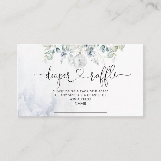 Verlosung für Winter-Mindestpreise Begleitkarte (Vorderseite)