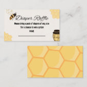Verlosung von Bienenwürfeln Begleitkarte (Vorne/Hinten)