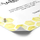 Verlosung von Bienenwürfeln Poster (Ecke)