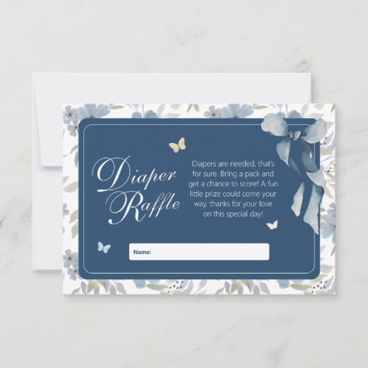 Verlosungskarte Blühen und Wachsen Einladung (Vorderseite)