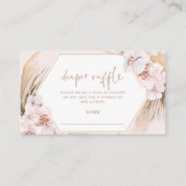 Verlosungskarte für Pampas-Gras Begleitkarte (Vorderseite)