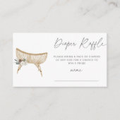 Verlosungsschein für Winterwanderer. Kinderzimmer- Begleitkarte (Vorderseite)