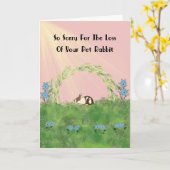 Verlust der Hasenkarte Karte (Gelbe Blume)