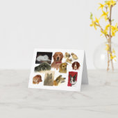 Verlust der Hunde-Beileid-Karte Karte (Gelbe Blume)