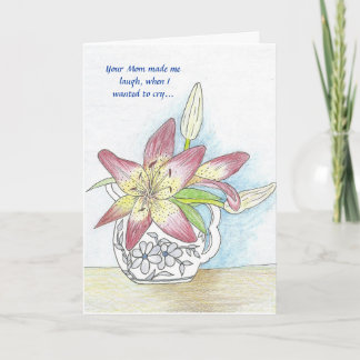 Verlust der Mama Sympathy Card Karte