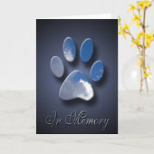 Verlust der Pet-Card | Pet Death Beileid Karte (Gelbe Blume)